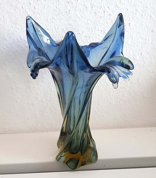 Murano Glass Vase From Seguso, 1950S