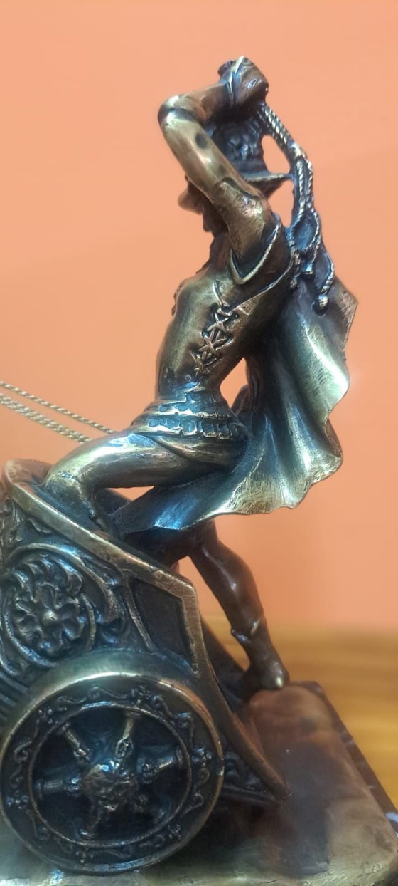 Römische Bronzefigur, Bildhauerei, Marmor, Schwarz (Foto 5 von 7)