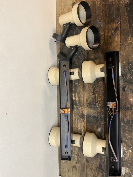 Image 1 of Set vintage di 6 faretti dell'era spaziale di massive