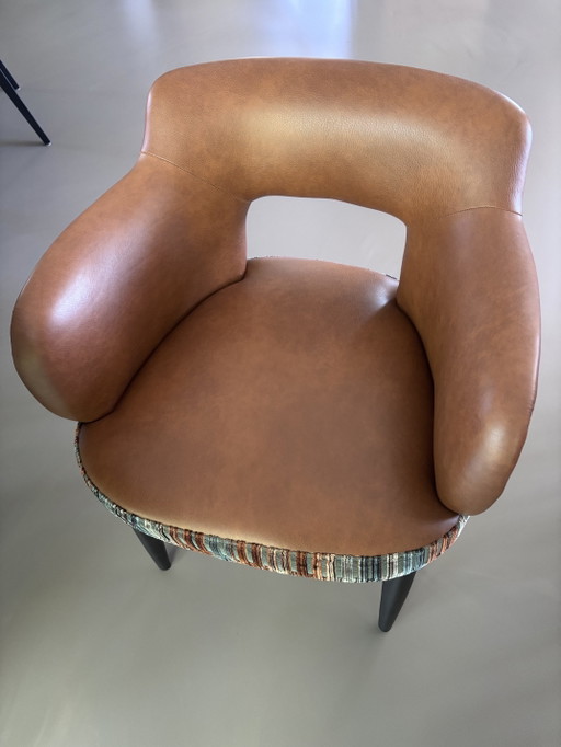 8 nuove sedie da pranzo di design olandese fatte a mano da BAAN meubelen