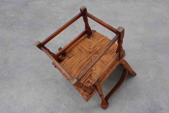 Image 1 of Poltrona in pelle e rovere di Theo Ruth per Artifort, Paesi Bassi, 1940