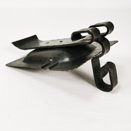 Handgeschmiedeter Aschenbecher im brutalistischen Stil, Belgien, 1960er Jahre – Dekorative Objekte, Iron (photo 8 of 10)