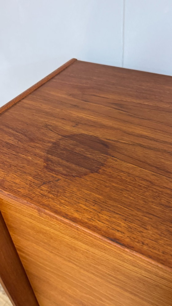 Image 1 of Vintage teak highboard, tall cabinet