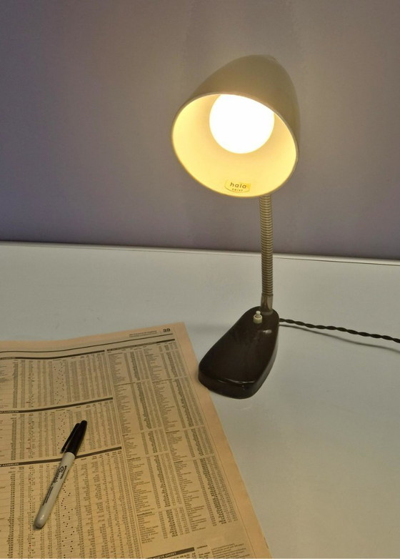 Vintage Bureaulamp Hala 13 – Bureaulampen, Metal, Chrome (photo 3 of 12)