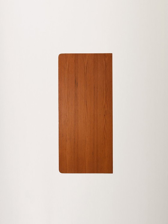 Image 1 of Scandinavian teak chest of drawers with oak details