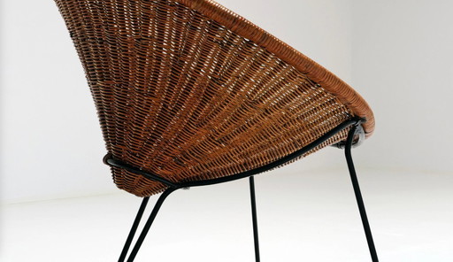 Ensemble de chaises "Tournesol" par Roberto Mango pour Tecno, circa 1950