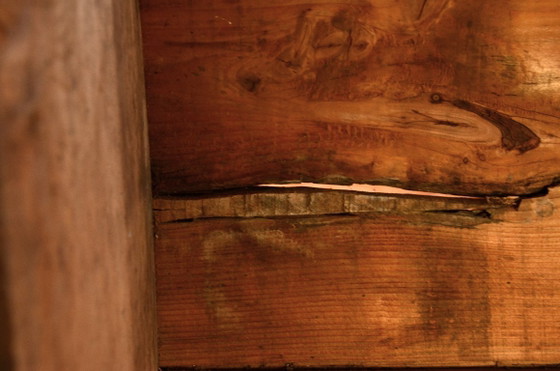 Grand coffre rustique en bois massif, 99x63x81cm – Armoires de rangement, Metal, Wood (photo 8 of 11)