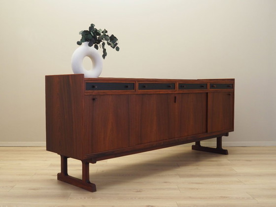Image 1 of Buffet en bois de rose, design danois, années 1960, fabricant : Hans Bech