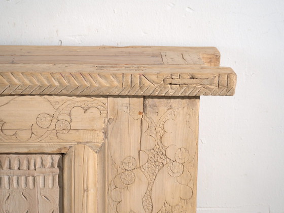 Antique carved sideboard in fir wood – China, circa 1930 (photo 33 of 40)
