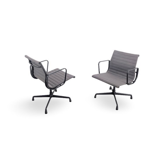 Image 1 of 2x Vitra EA 107 Bürostuhl Vitra Charles Ray Eames hopsak grau