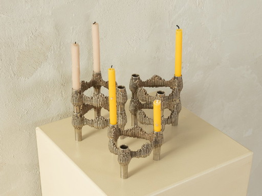 Brutalistic Candle Holder by Stoff Nagel