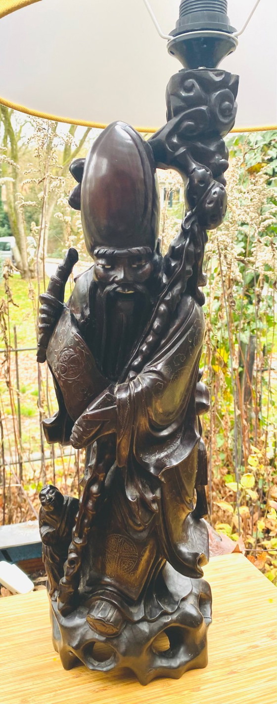 Image 1 of Grote Chinese Tafellamp 