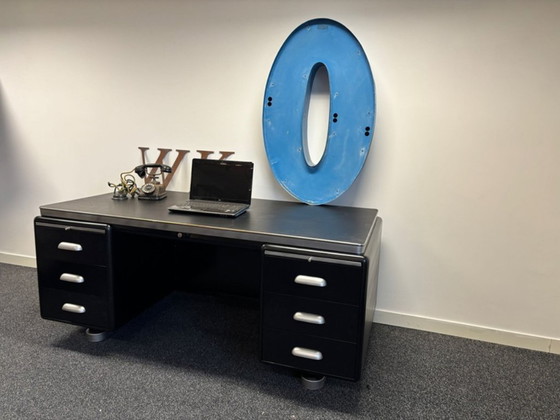 Ahrend Oda Art Deco Stijl Industrieel ''Prominent'' Industrieel Buro – Bureau, Metal (photo 5 of 23)