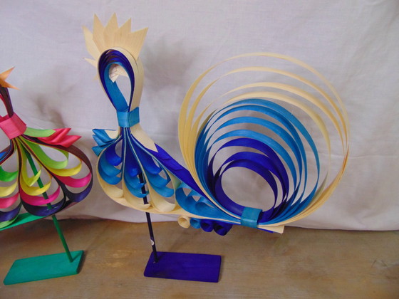 Image 1 of Grilles décoratives, faites à la main (bois de placage)