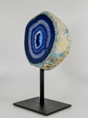 Blauw agaat op standaard