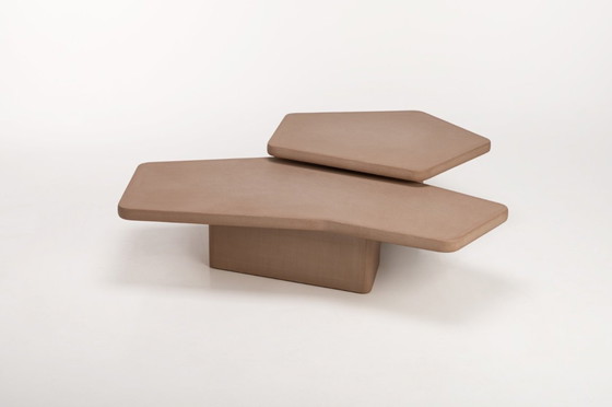 Image 1 of Contemporary Plaster Coffee Table Set