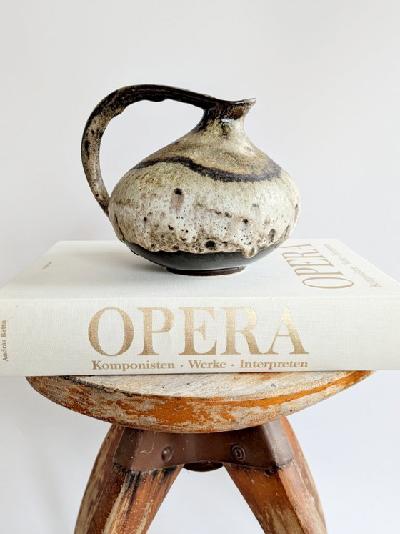 Image 1 of Ruscha Keramik 313 Vase Fat Lava, 1960s German Pottery, Kurt Tschörner Design