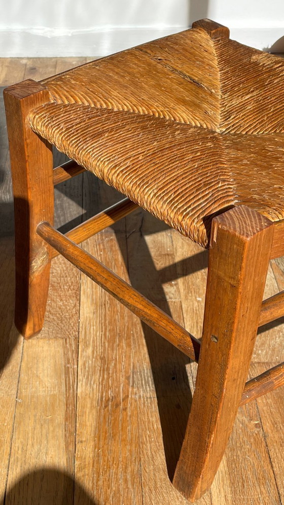 Image 1 of Tabouret paille esprit campagne
