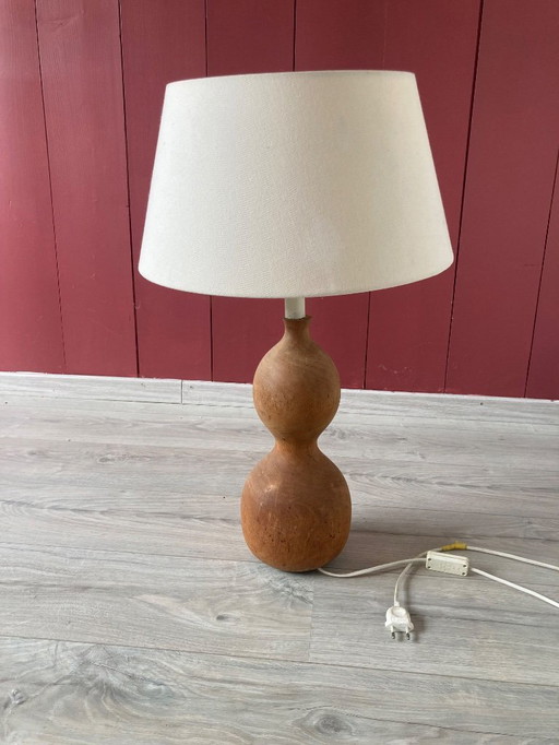 Stehlampe aus Massivholz