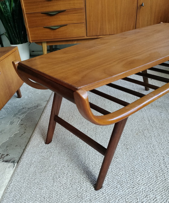 Image 1 of Tavolino vintage in teak, piano reversibile (Louis van Teeffelen?)