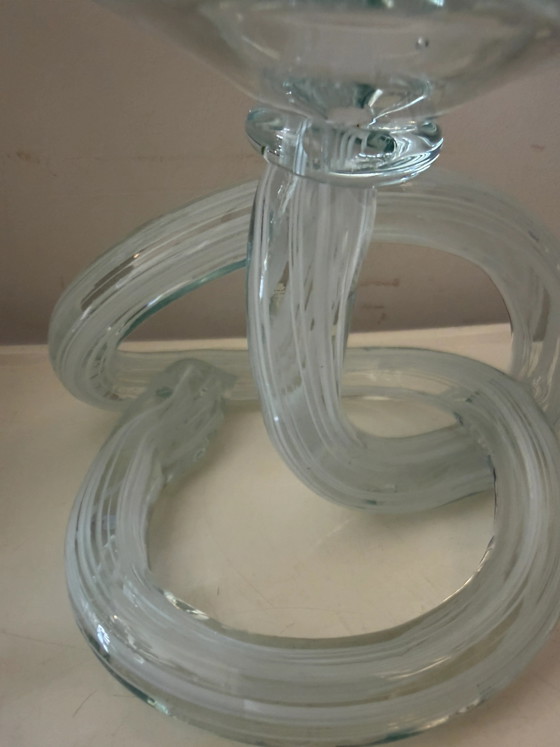 Bougeoir Murano Nœud Infini – Bougeoirs et chandeliers, Glass (photo 6 of 6)