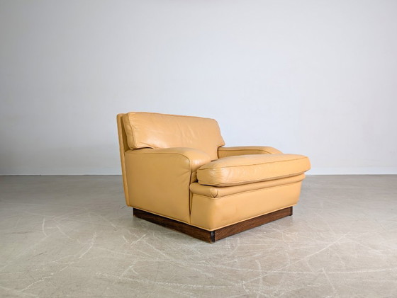 Image 1 of Originele Midcentury fauteuil Arne Norell fauteuil Mexico leer2