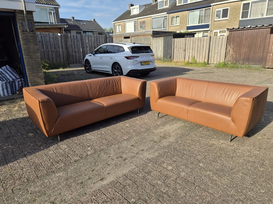 Image 1 of Leather Montetel sofas