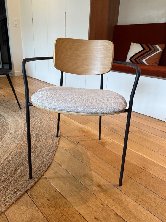 Kave Home Maureen eetkamerstoelen (2 stuks) – Metal, Textile (photo 6 of 10)