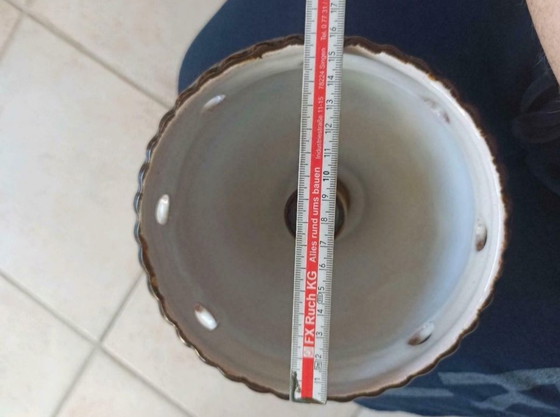 Image 1 of Echte vintage lamp van keramiek - hanglamp van Fischer Leuchten