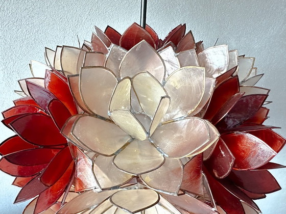 Image 1 of Vintage Capiz pendant lamp
