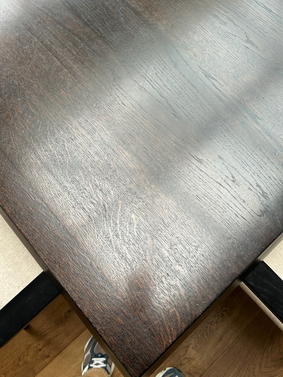 Piet Boon IDS table de salle à manger 160x160, Tables de salle à manger, Bois, Noir (photo 2 sur 5)