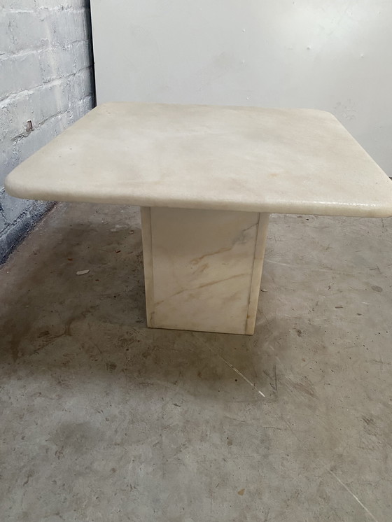 Image 1 of Travertine Table Hoog