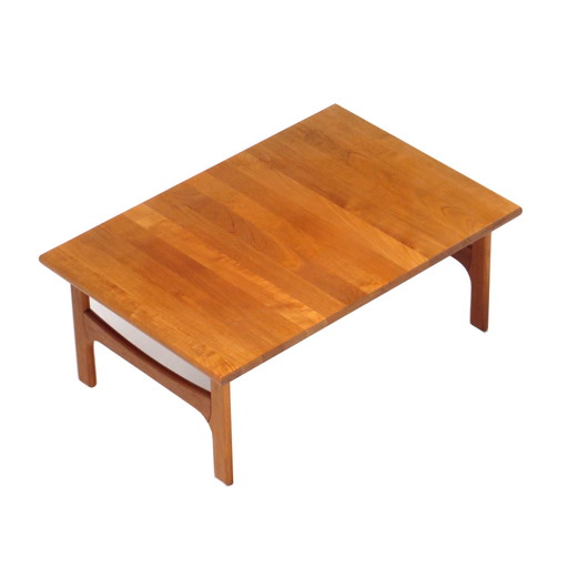 Salontafel vintage massief teak, jaren 60