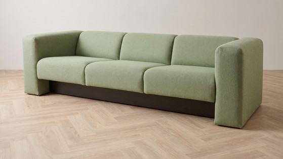 Gelderland 430 Kubusbank | Divano 3 posti | Ristrutturato, Divani 3 posti, Tessile, Legno, Verde (foto 5 di 9)
