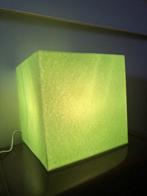 Groene kubuslamp HEICO 