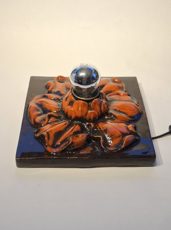 Image 1 of Grande lampada da parete in ceramica vintage