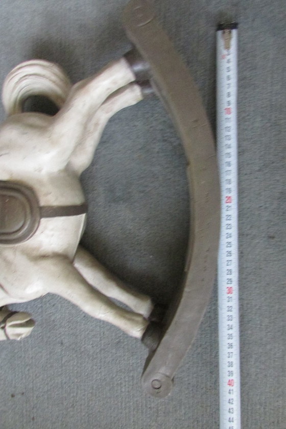 Schommelpaard decoratieve objecten, Crème en Grijs, Anders (foto 6 van 6)