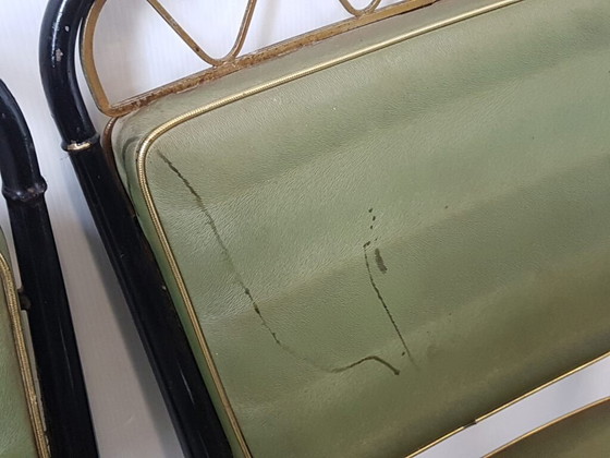 Image 1 of SET OF 6 VINTAGE CHAIRS 1950 DLG JEAN ROYERE 50S ROCKABILLY 1950S 50s