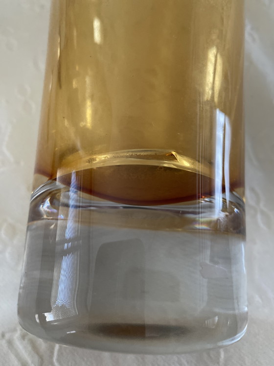 Image 1 of Villeroy & Boch vases, 90s, smoked glass, heavy, elegant
