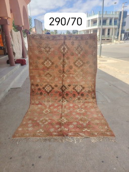 Handgeknoopt Berber kleed wol 290x170cm