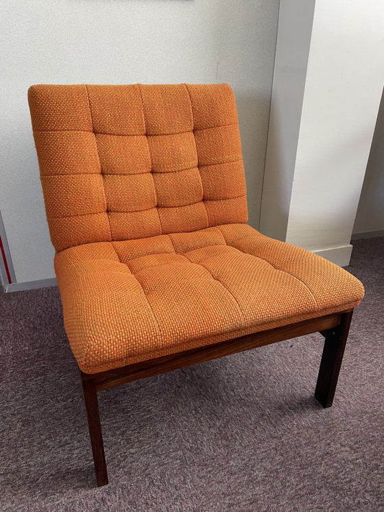 Image 1 of Pair of Teak Armchairs by Ole Gjerlov-Knudsen & Torben Lind