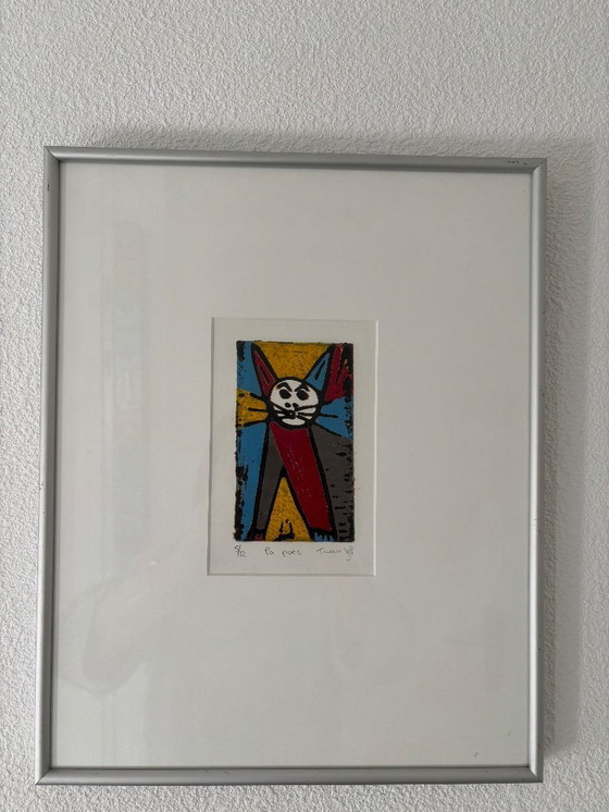 Image 1 of 2 linogravures de Twan de Vos