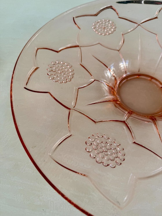 Image 1 of Rosaline glass dish – floral patterns