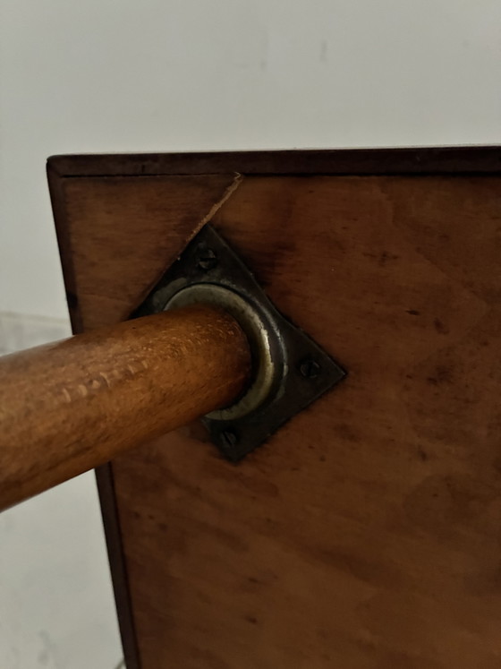 Vintage Bijzettafel Met Hout Inleg – Wood (photo 9 of 9)