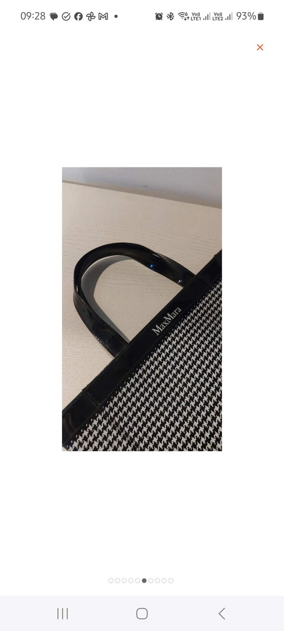 Image 1 of Bolso tote de vinilo Max Mara