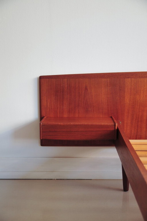 teak bed Sannemans Senge