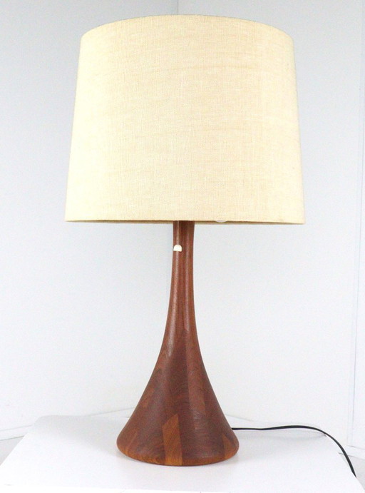 Lampada da tavolo grande Domus vintage in teak