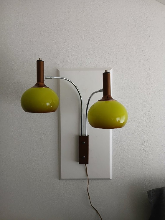 Image 1 of Double Wall Lamp - Dijkstra _ Vintage