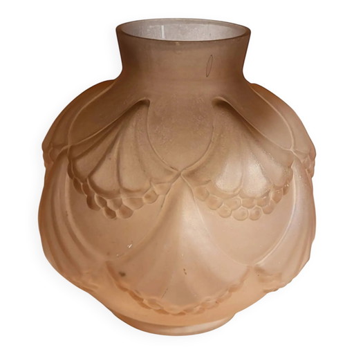 Art Deco glass vase 1930