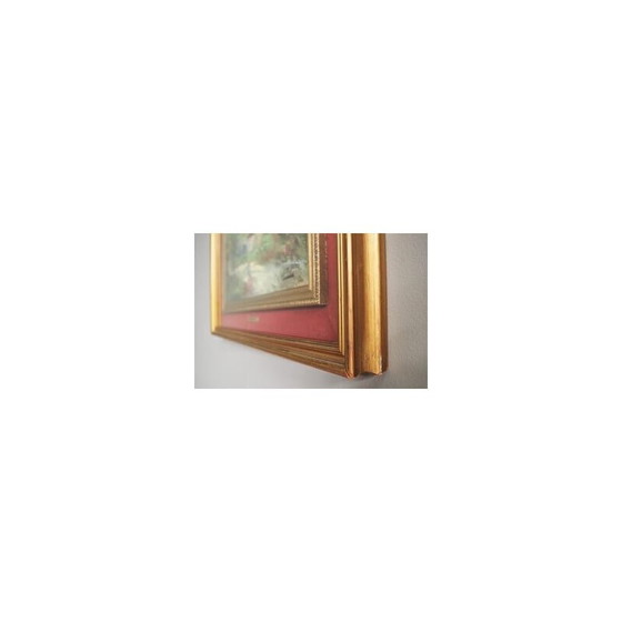 Image 1 of Vintage oil on canvas Landscape framed by Giovanni Cappelletti, 1970